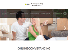 Tablet Screenshot of conveyancing-warehouse.com